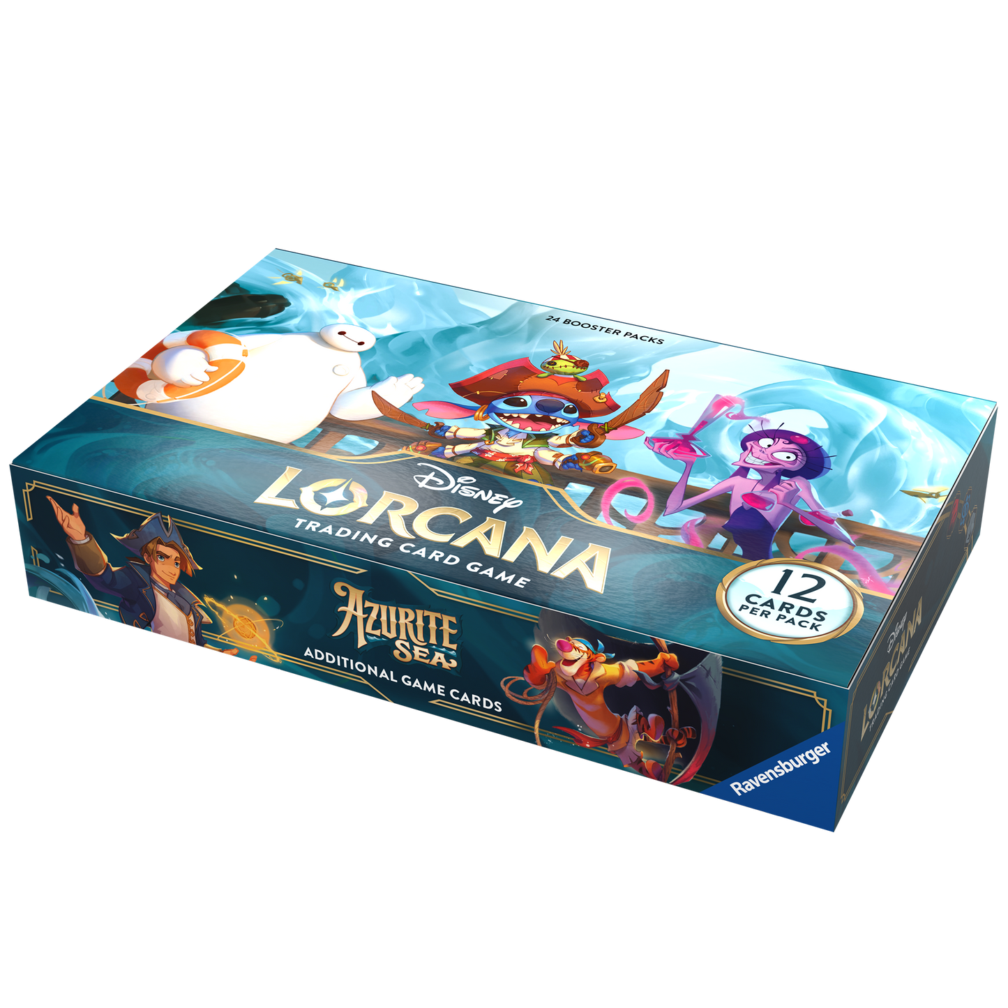 Disney Lorcana: Azurite Sea booster box with 24 packs, sealed