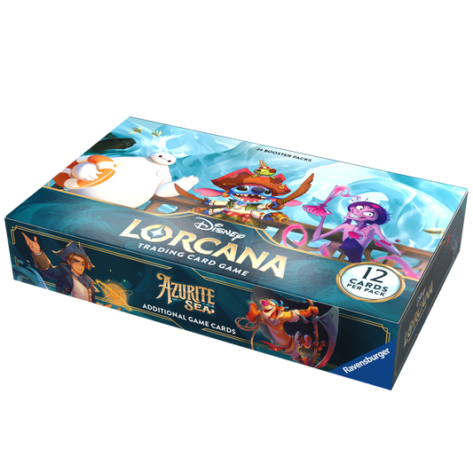 Disney Lorcana: Azurite Sea booster box with 24 packs, sealed