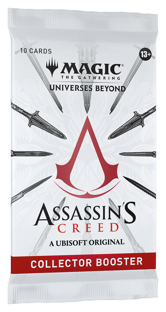 MTG: Assassin's Creed Collector Booster with 10 cards