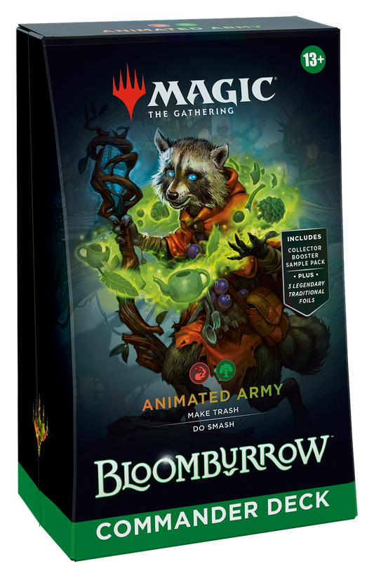 MTG: Bloomburrow Commander Deck Animated Army front