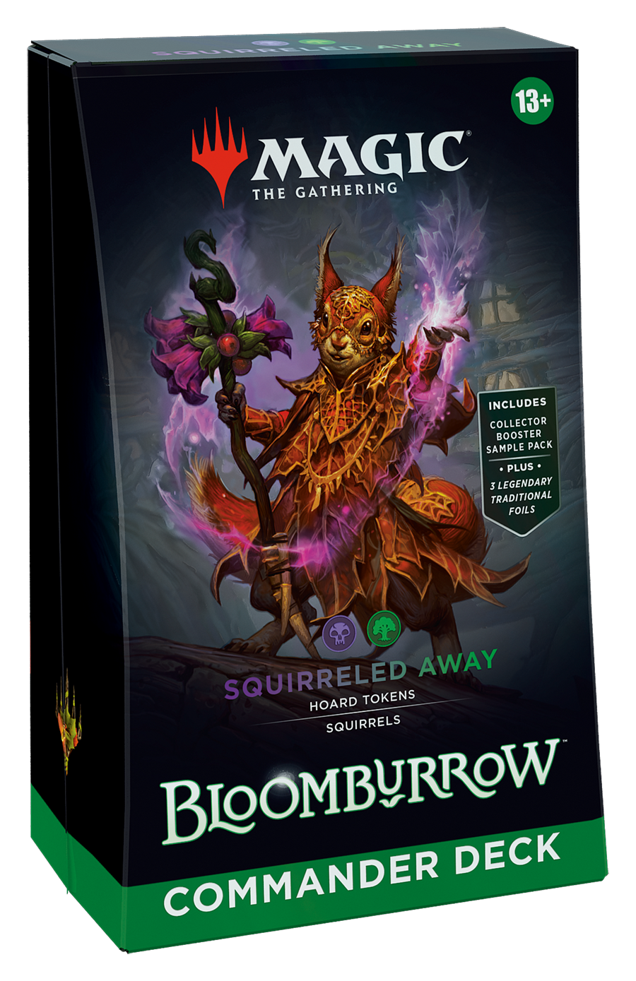 MTG: Bloomburrow Commander Deck Squirreled Away front