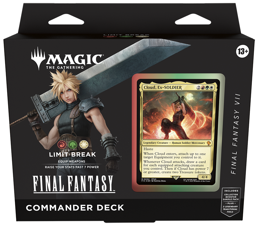 MTG: FINAL FANTASY Commander Deck - FINAL FANTASY VII Limit Break - Co Popular Universe MTG: FINAL FANTASY Commander Deck - FINAL FANTASY VII Limit Break - Co Popular Universe