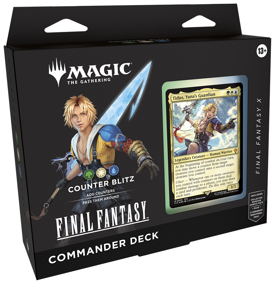 MTG: FINAL FANTASY Commander Deck - FINAL FANTASY X Counter Blitz - Co Popular Universe MTG: FINAL FANTASY Commander Deck - FINAL FANTASY X Counter Blitz - Co Popular Universe