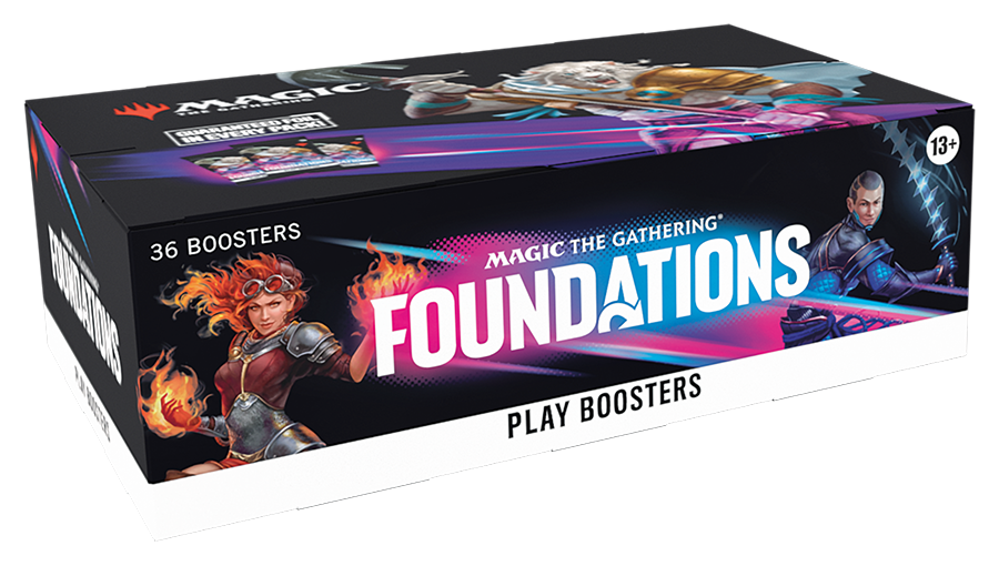 MTG Foundations Play Boosters display